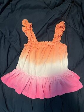 Little Sleepies Guava Glow Peplum Flutter Tank